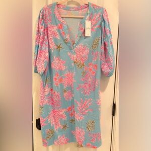 Lilly Pulitzer Colson Dress Multi Royal Coral